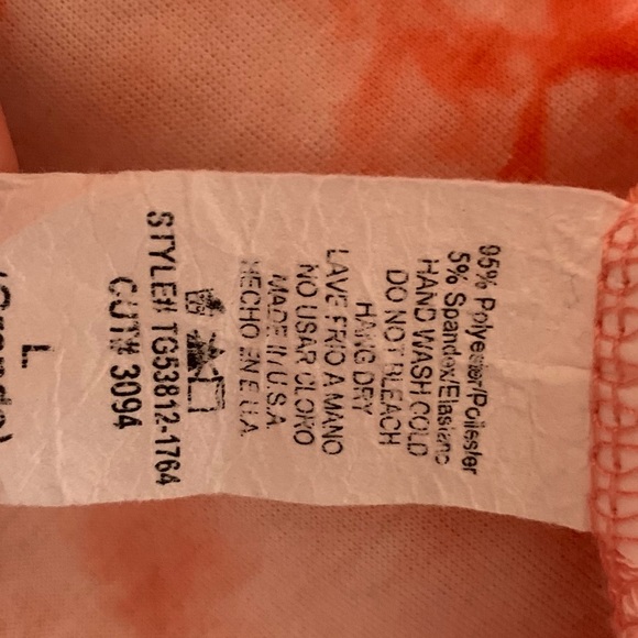 Tie Dye Cropped Top Long Sleeve - Picture 4 of 6